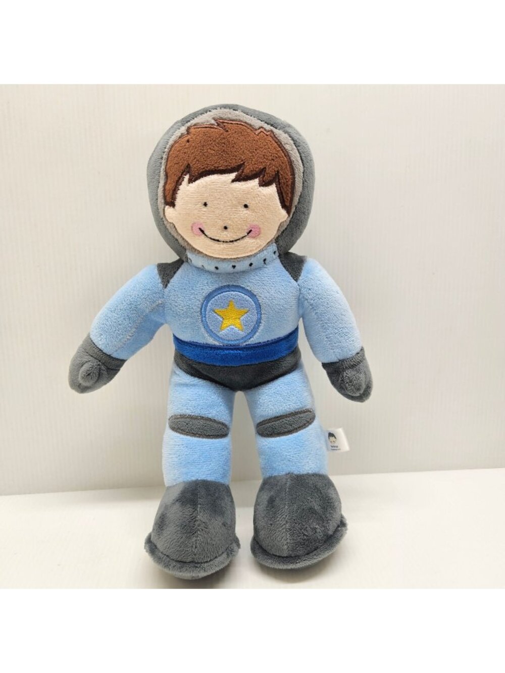 Storklings Astronaut Plush Stuffed Space Toy 12" Blue Spacesuit NASA Kids Gift